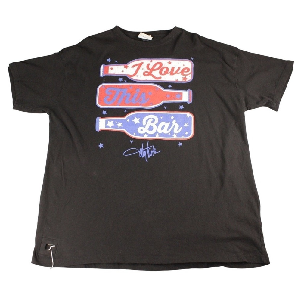 Toby Keith I Love This Bar Novelty T‎ Shirt Mens 2XL Black Country Music Tee